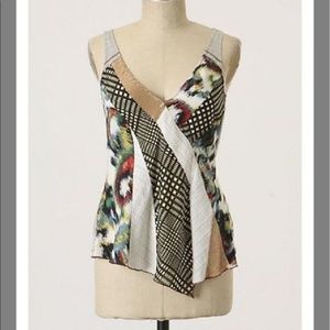 Anthro Mellifluous Miscellany Tank sz S